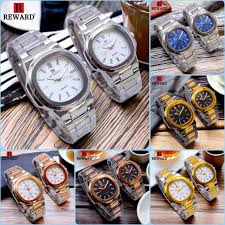 New Arrival Exclusive Reward Couple Pair Watches 6 Elegant Color Options Premium Quality Quartz Movement Durable Steel Back Perfect for Couples
