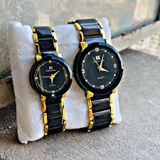 New Arrival Exclusive Reward Couple Pair Watches 6 Elegant Color Options Premium Quality Quartz Movement Durable Steel Back Perfect for Couples